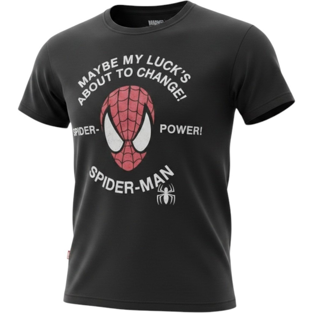 Universal Studios Japan Marvel Spider-Man Black Graphic T-Shirt Unisex Large NEW